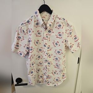 Club Monaco Shirt short sleeve flower